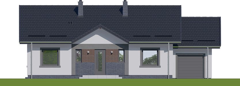 Фасад дома BEG-8977-34 Фасад дома BEG-8977-34